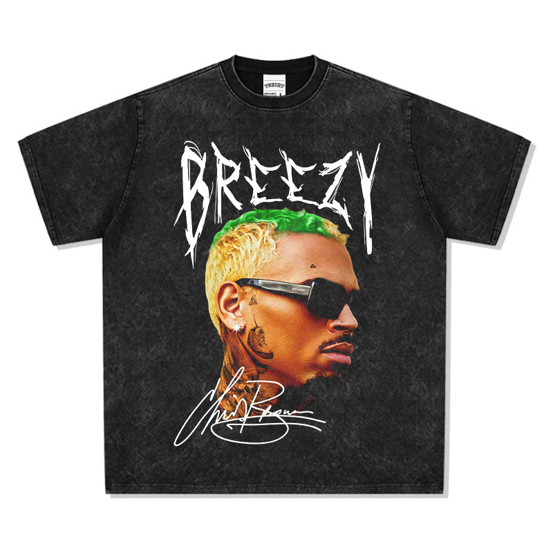 Camiseta Chris Brown "Breezy"