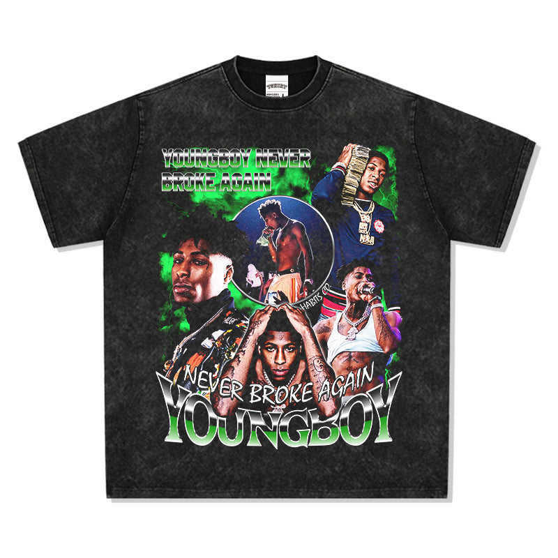 Camiseta NBA Young Boy "Broken Again"