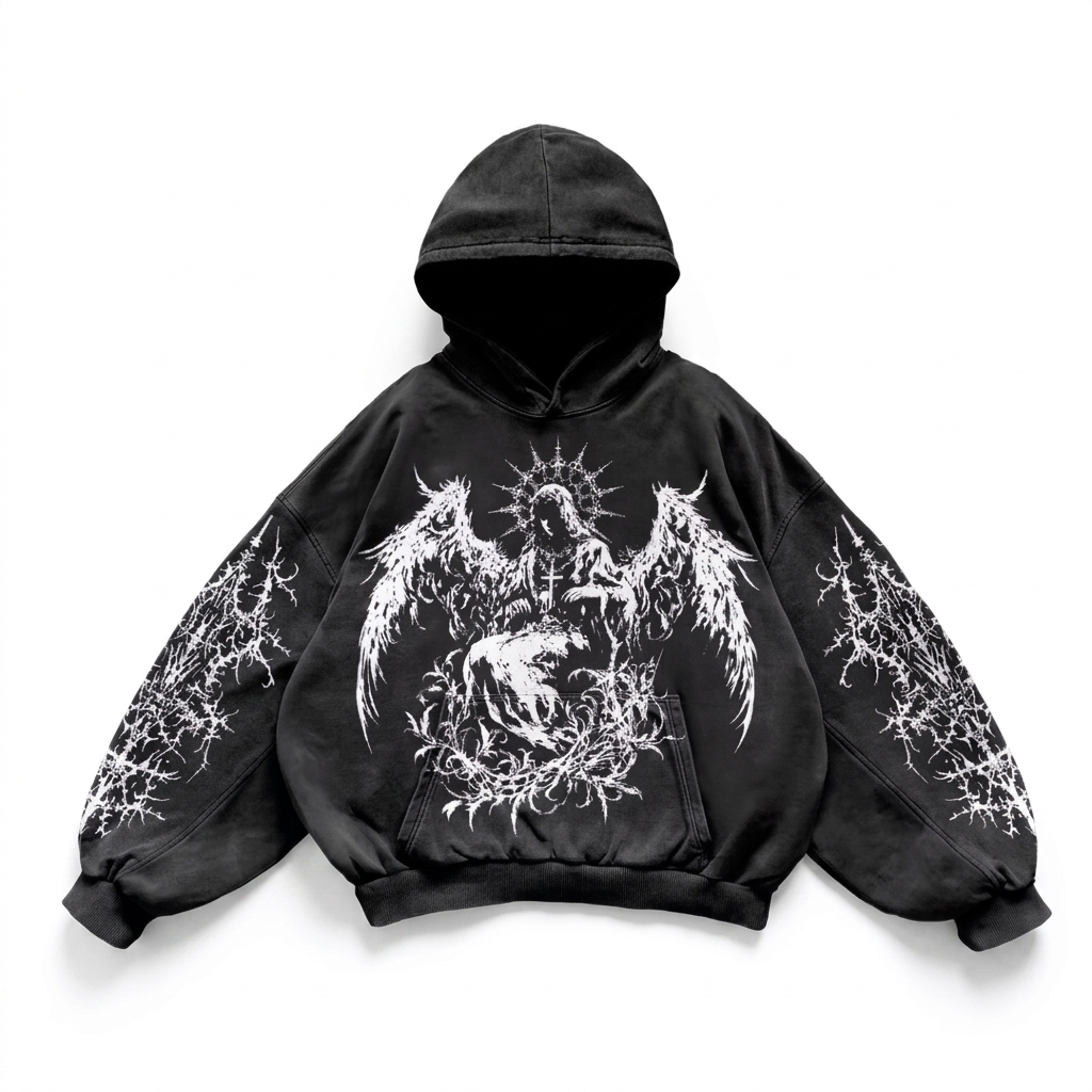 Moletom "Fallen Angel" Oversized
