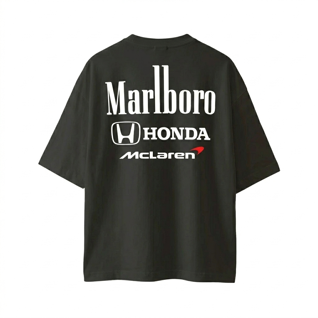 Camiseta Oversized "Marlboro" Grand Prix