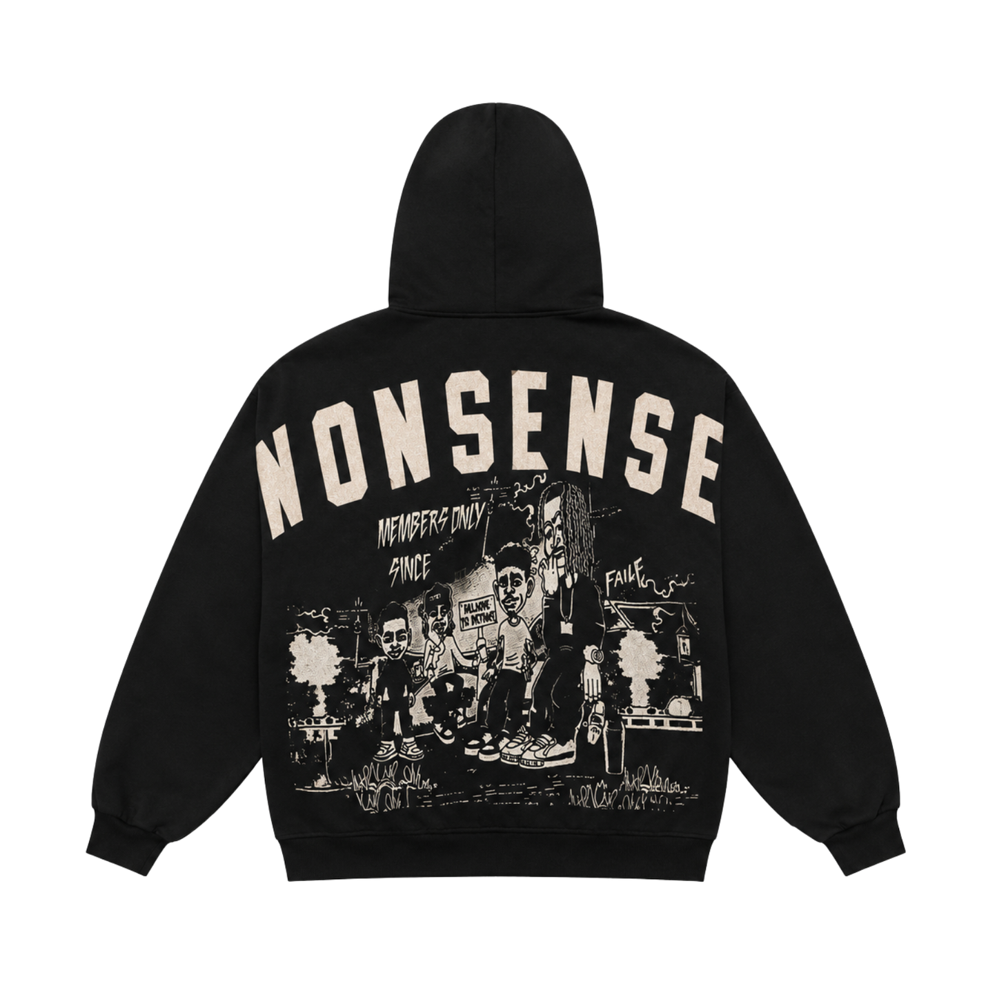 Moletom "Nonsense" Oversized