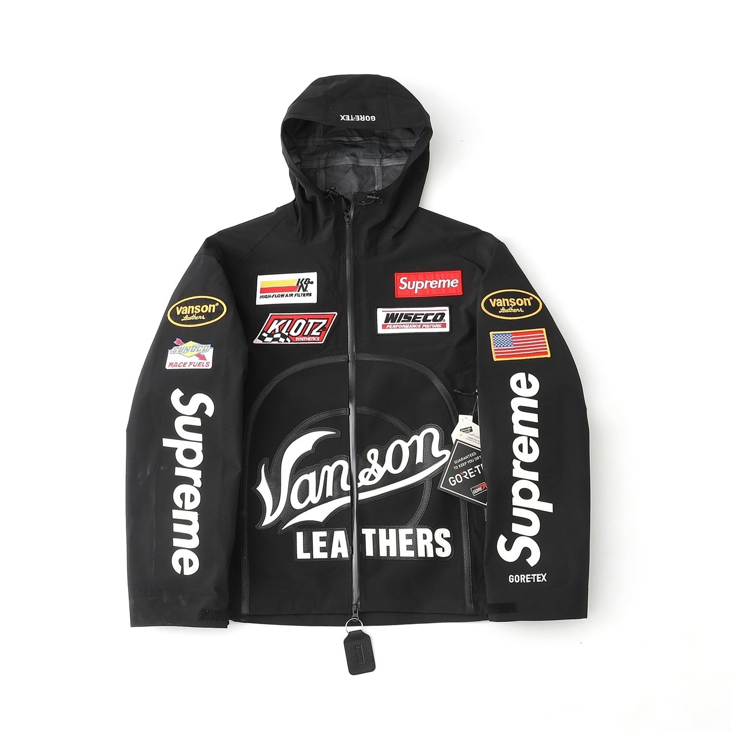 Jaqueta Supreme x Vanson Gore-Tex Racing