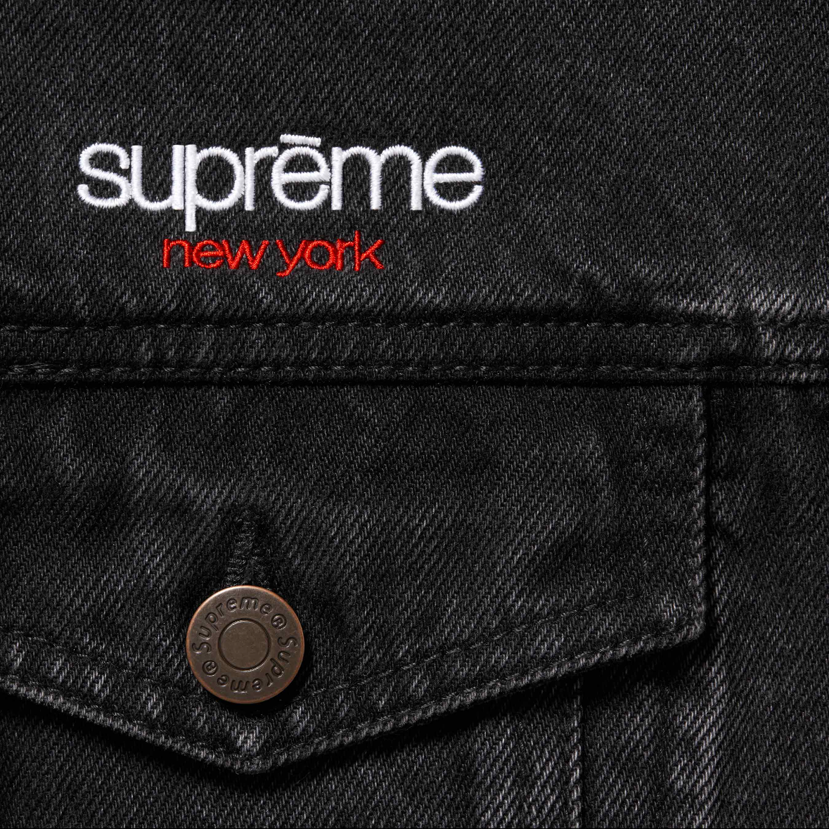 Jaqueta Supreme Denim Trucker