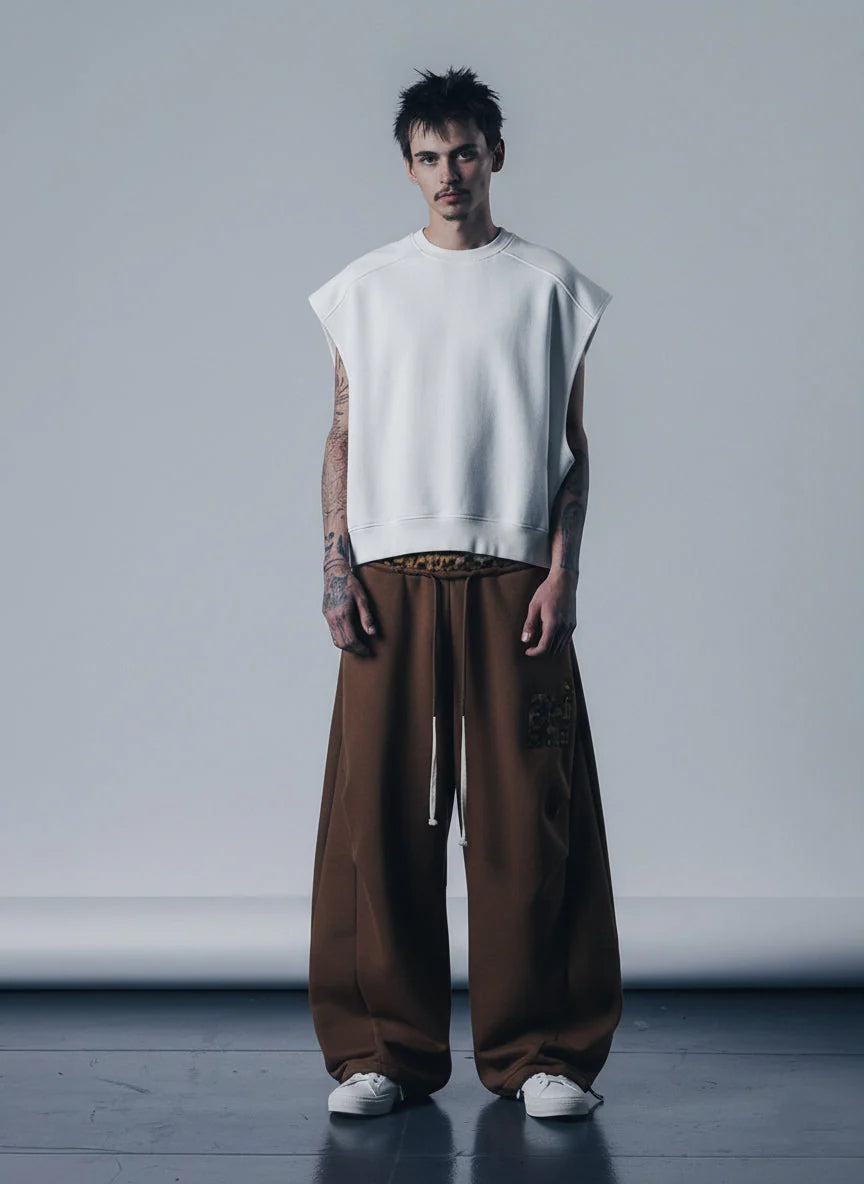 Calça "Leopard" Accent Barrel