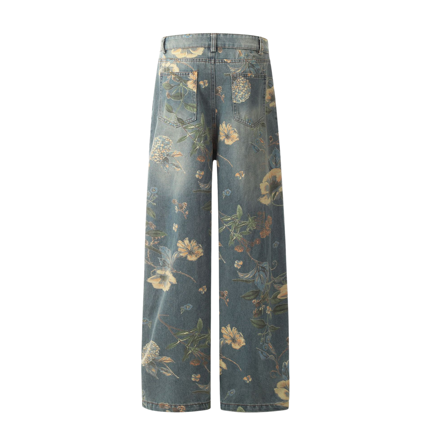 Calça Jeans "Floral"