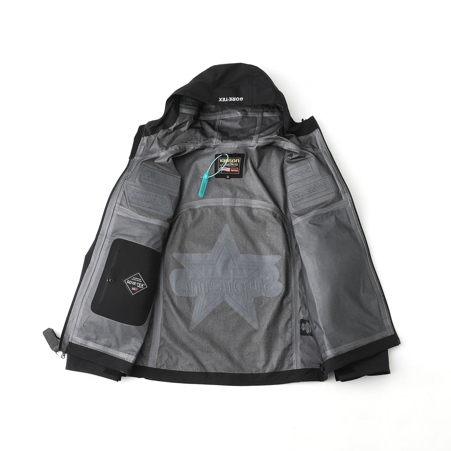 Jaqueta Supreme x Vanson Gore-Tex Racing
