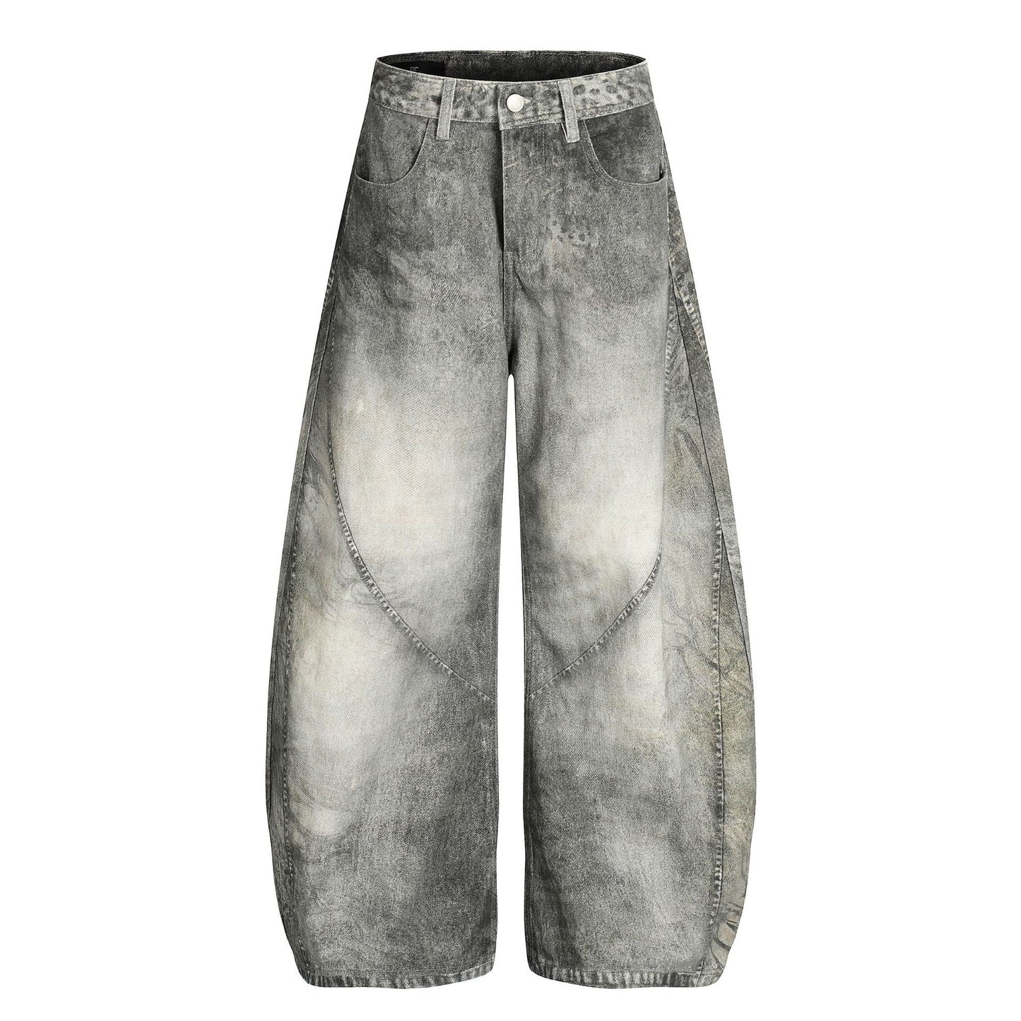 Calça Jeans Baggy "Concrete Wave"