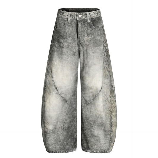 Calça Jeans Baggy "Concrete Wave"