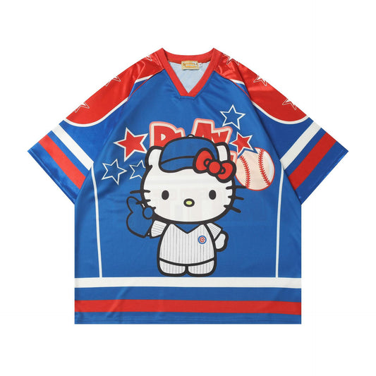 Camiseta Jersey "Hello Kitty Baseball"