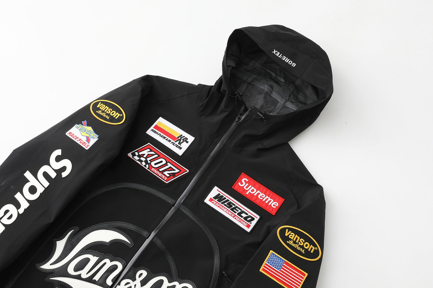 Jaqueta Supreme x Vanson Gore-Tex Racing