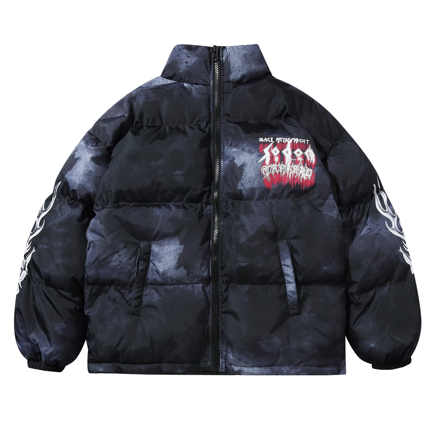 Jaqueta Puffer "Death Metal"