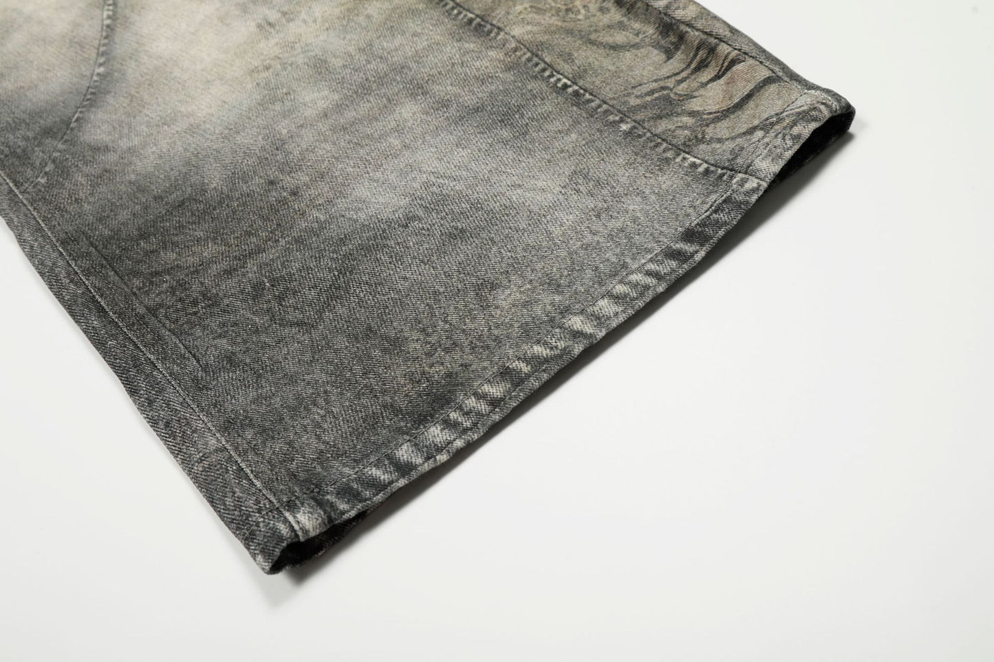 Calça Jeans Baggy "Concrete Wave"