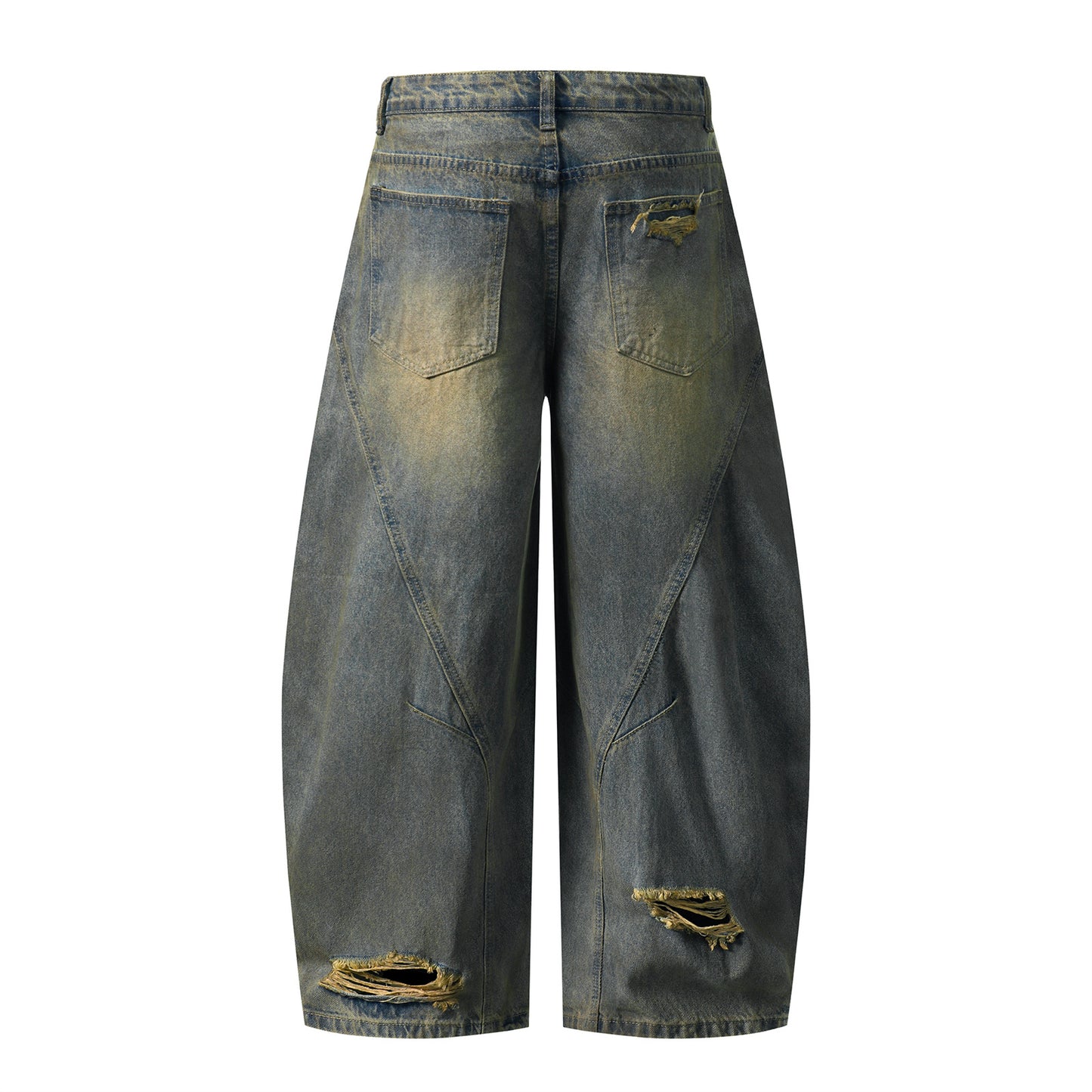 Calça Jeans Baggy "Destroyed"