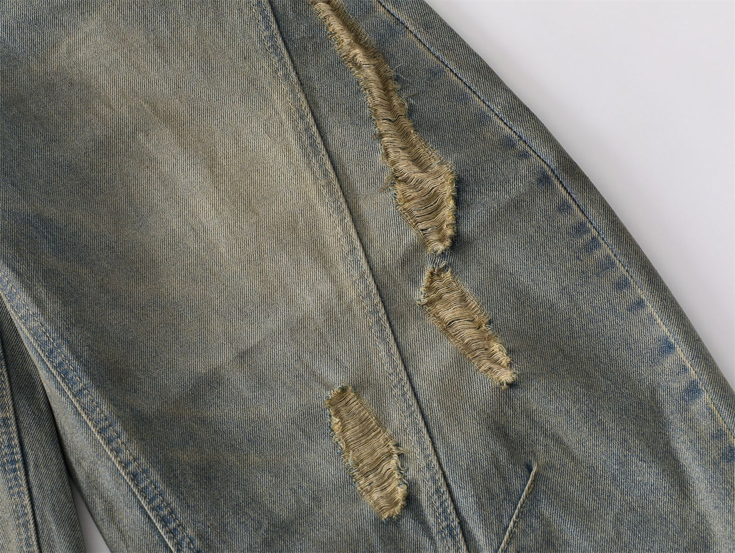 Calça Jeans Baggy "Destroyed"