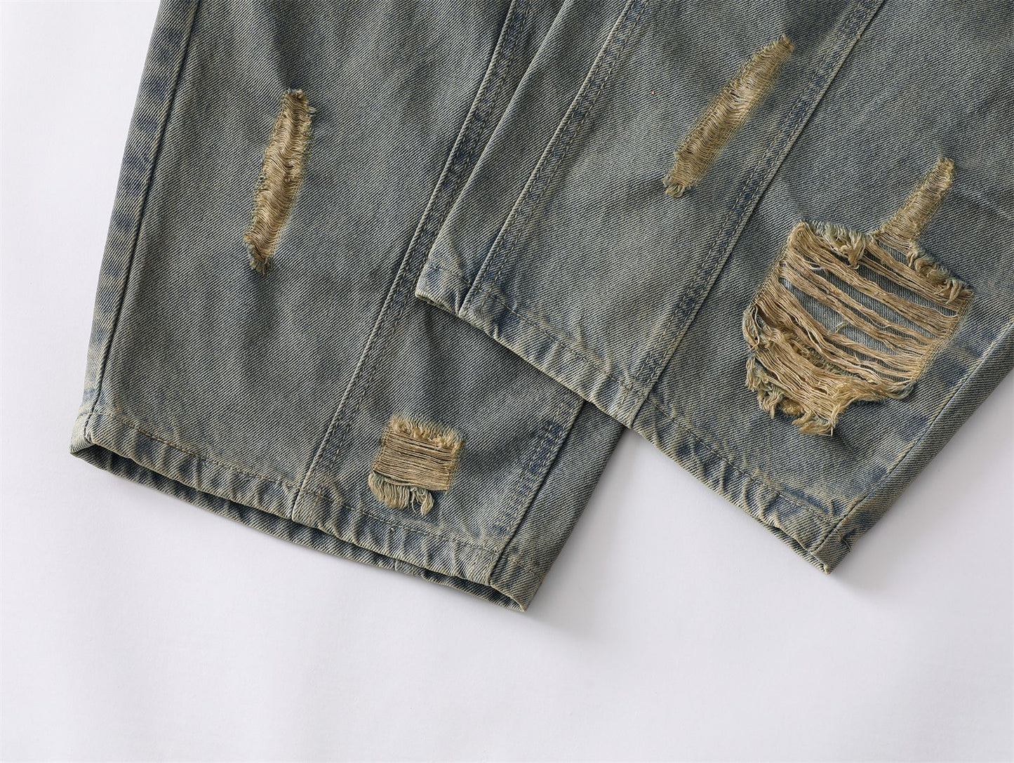 Calça Jeans Baggy "Destroyed"