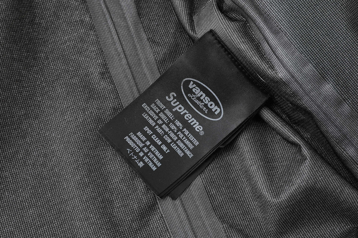 Jaqueta Supreme x Vanson Gore-Tex Racing