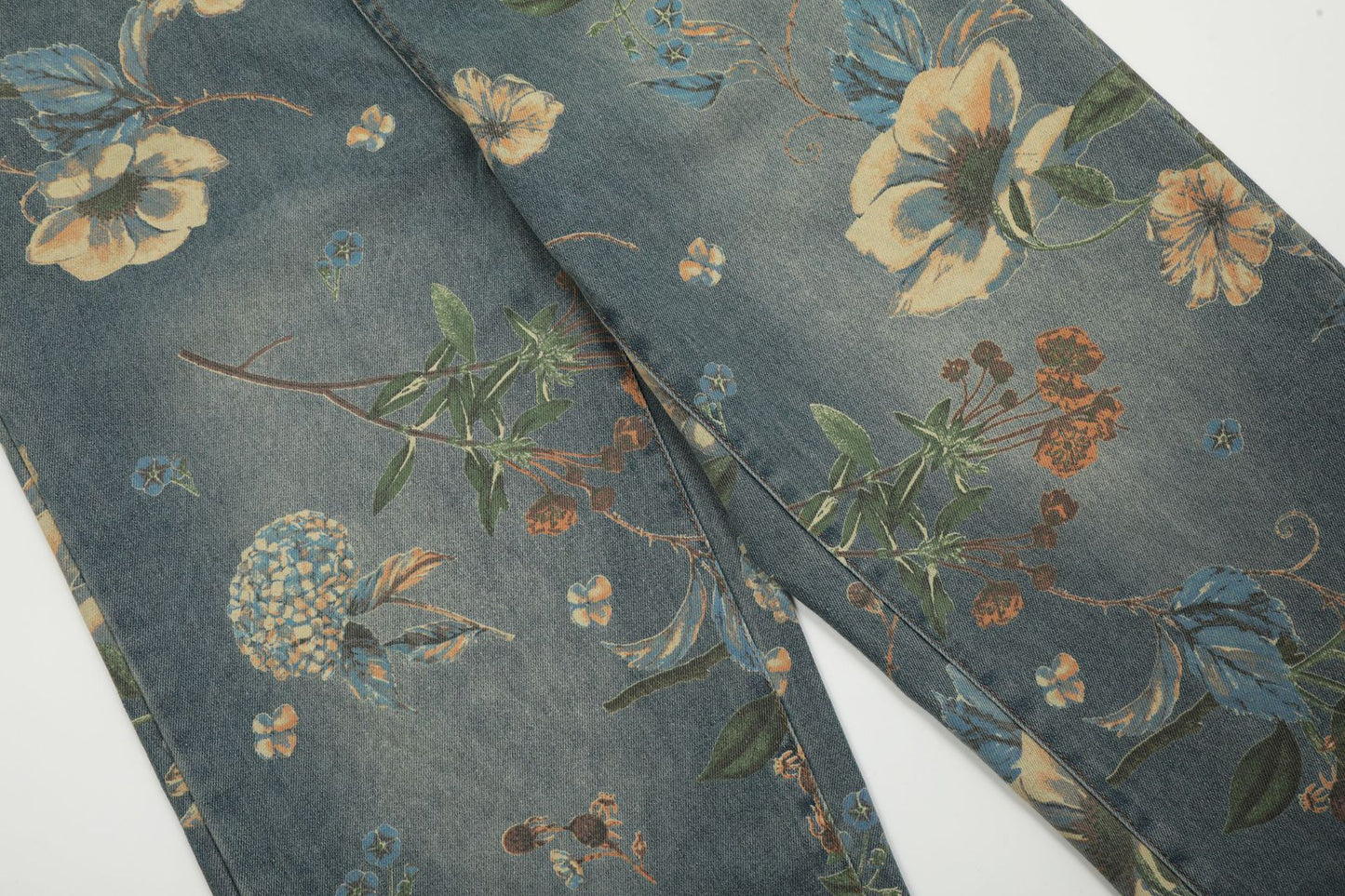 Calça Jeans "Floral"