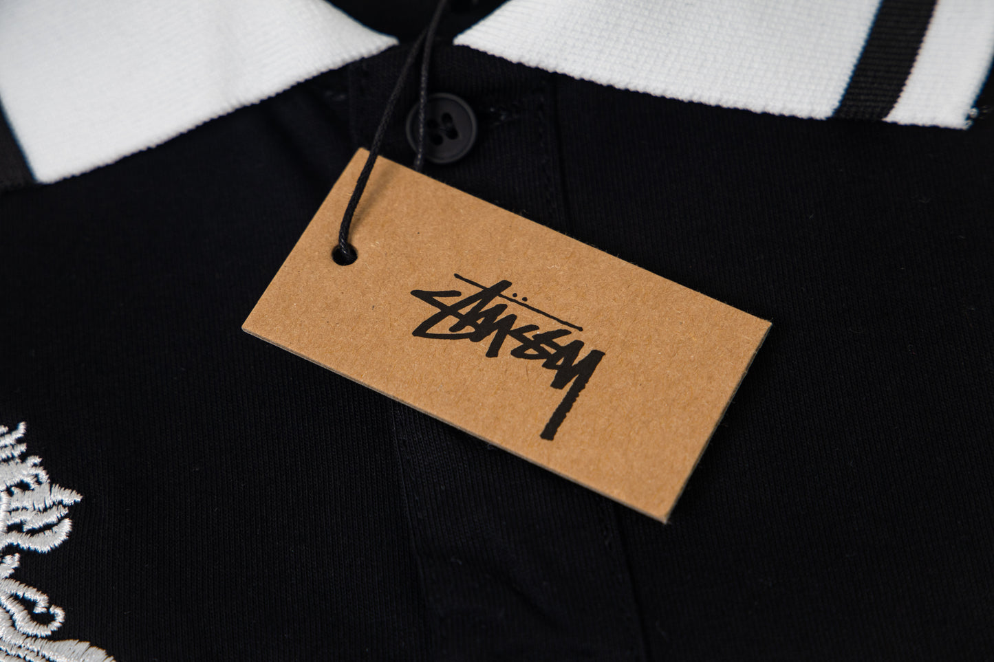 Long Sleeve Stussy Football Polo