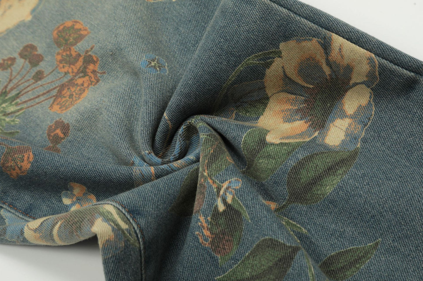 Calça Jeans "Floral"