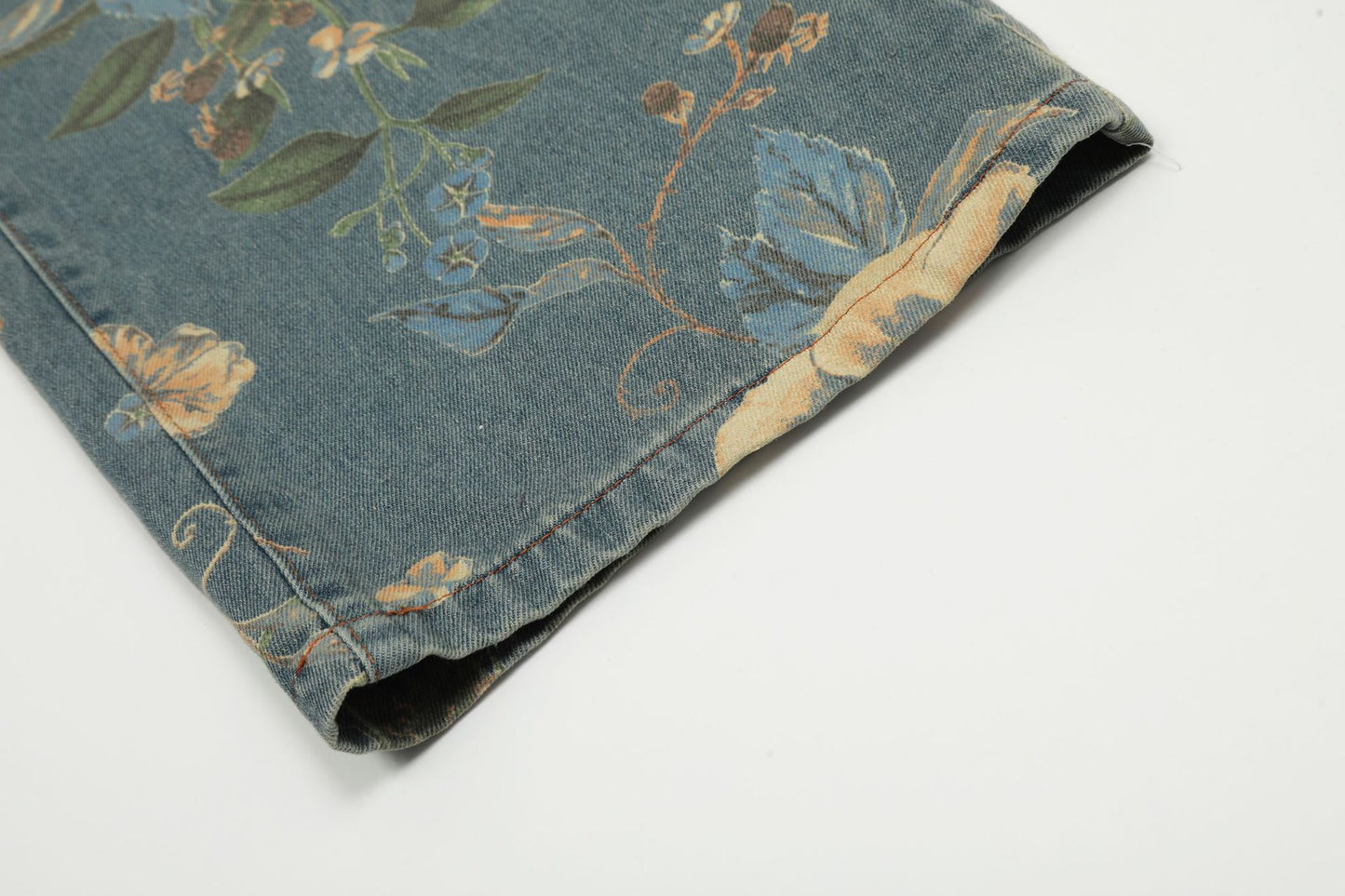 Calça Jeans "Floral"