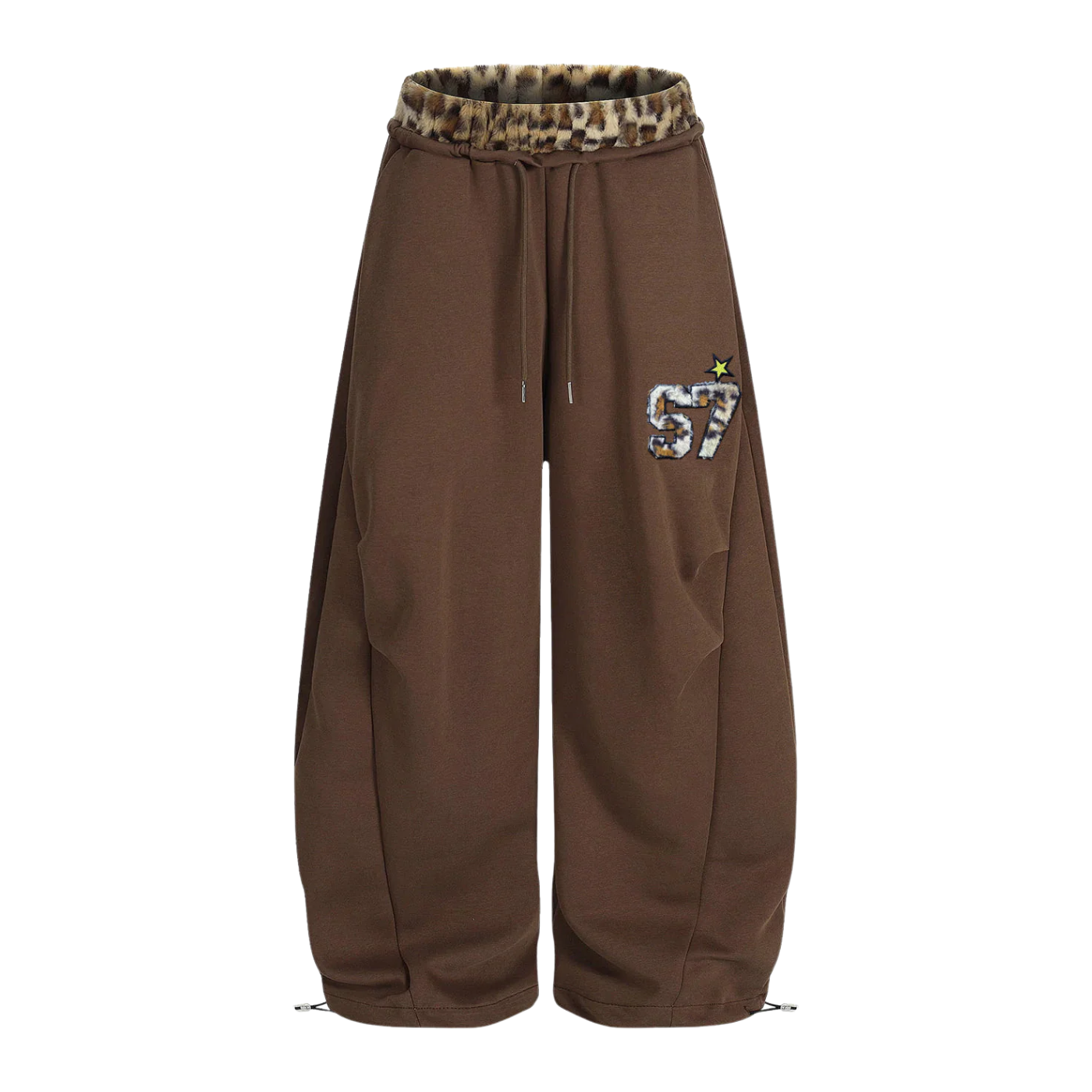 Calça "Leopard" Accent Barrel