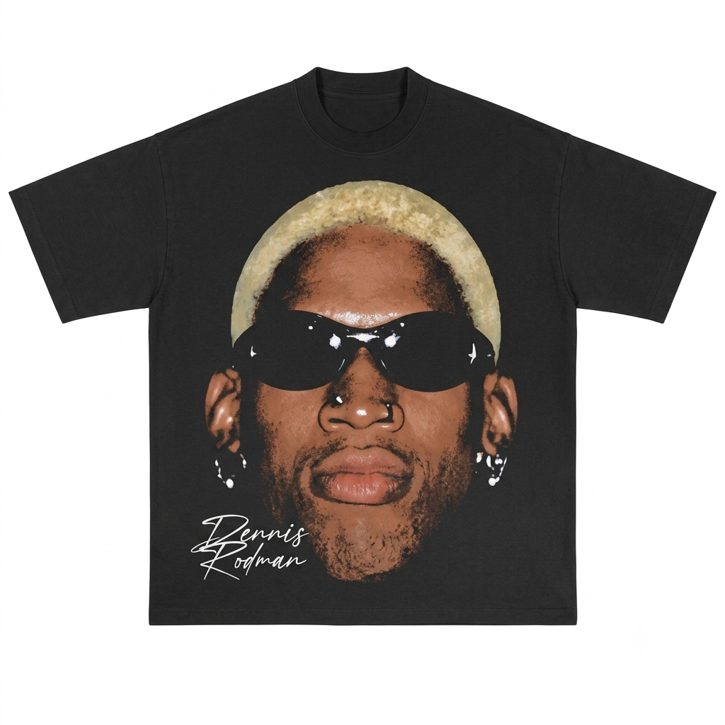Camiseta Dennis Rodman "I'm Back" Oversized