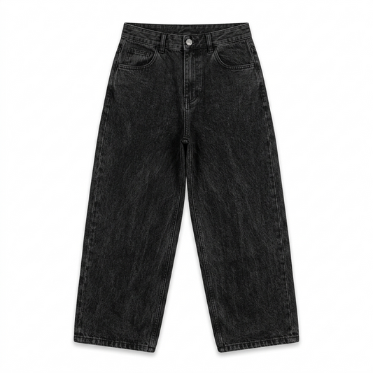 Calça Jeans Baggy "Dark Red"