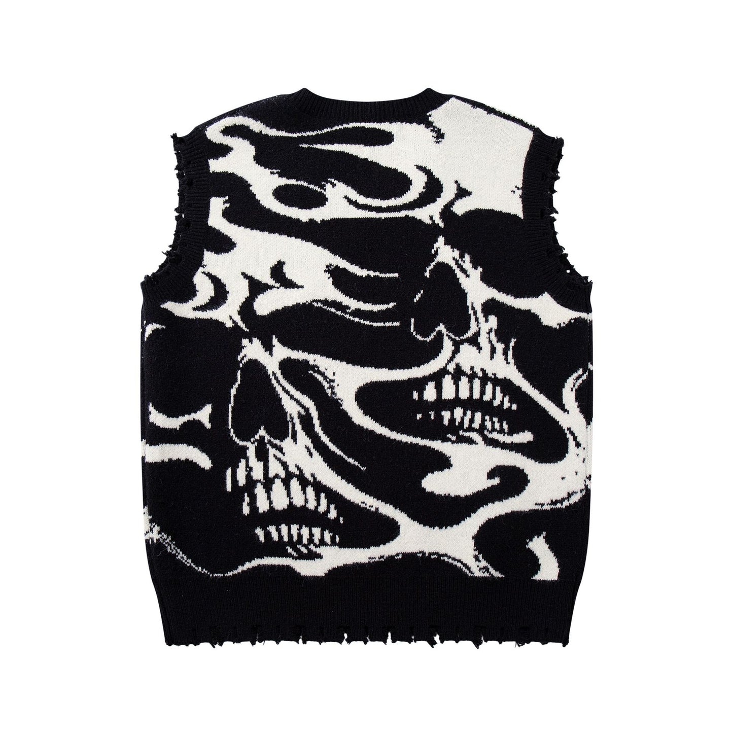 Suéter Colete Skull "Fragment"