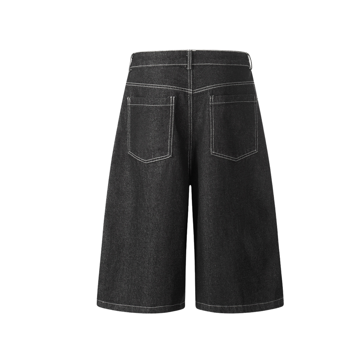 Bermuda "Flame Graphic" Denim