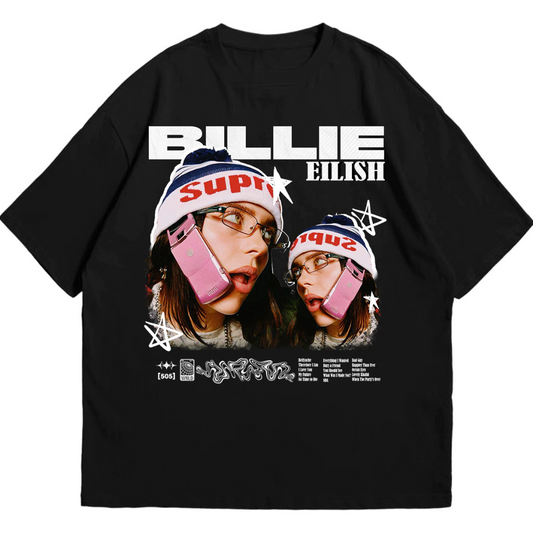 Camiseta Billie Eilish "Faces"